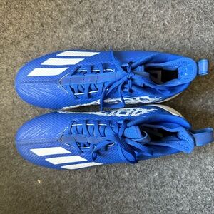 Adidas Royal Blue and White Sports Sneakers